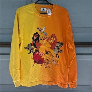 Disney Lion King Gradient Long Sleeve Tee Unisex